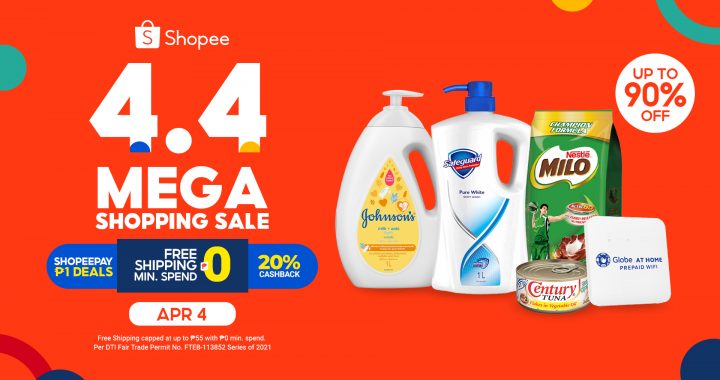 Shopee 4.4 Mega Shopping Sale: Stock Up on These Home Essentials