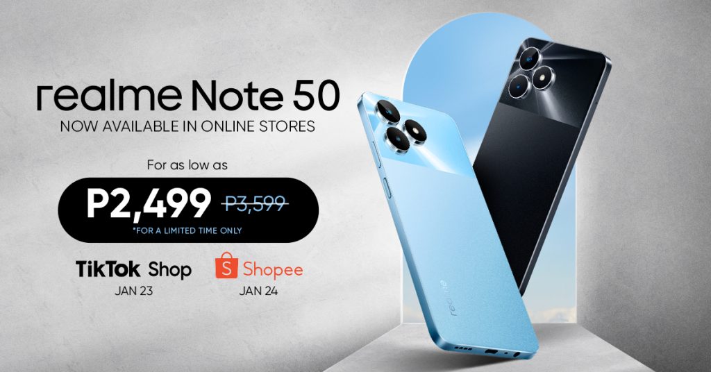 realme Note 50 Now Available Online, Starts at PHP 2,499